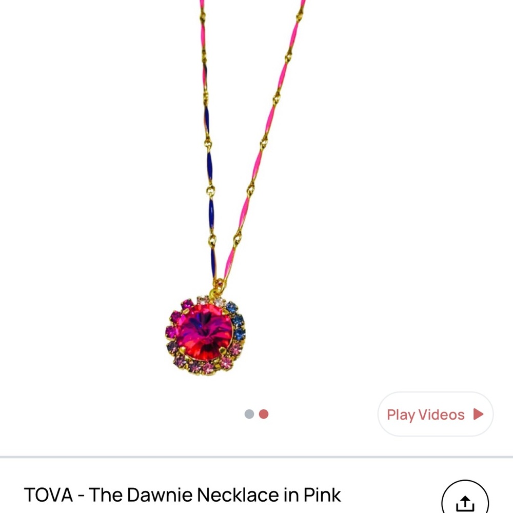 TOVA - Dawnie Necklace - Pink